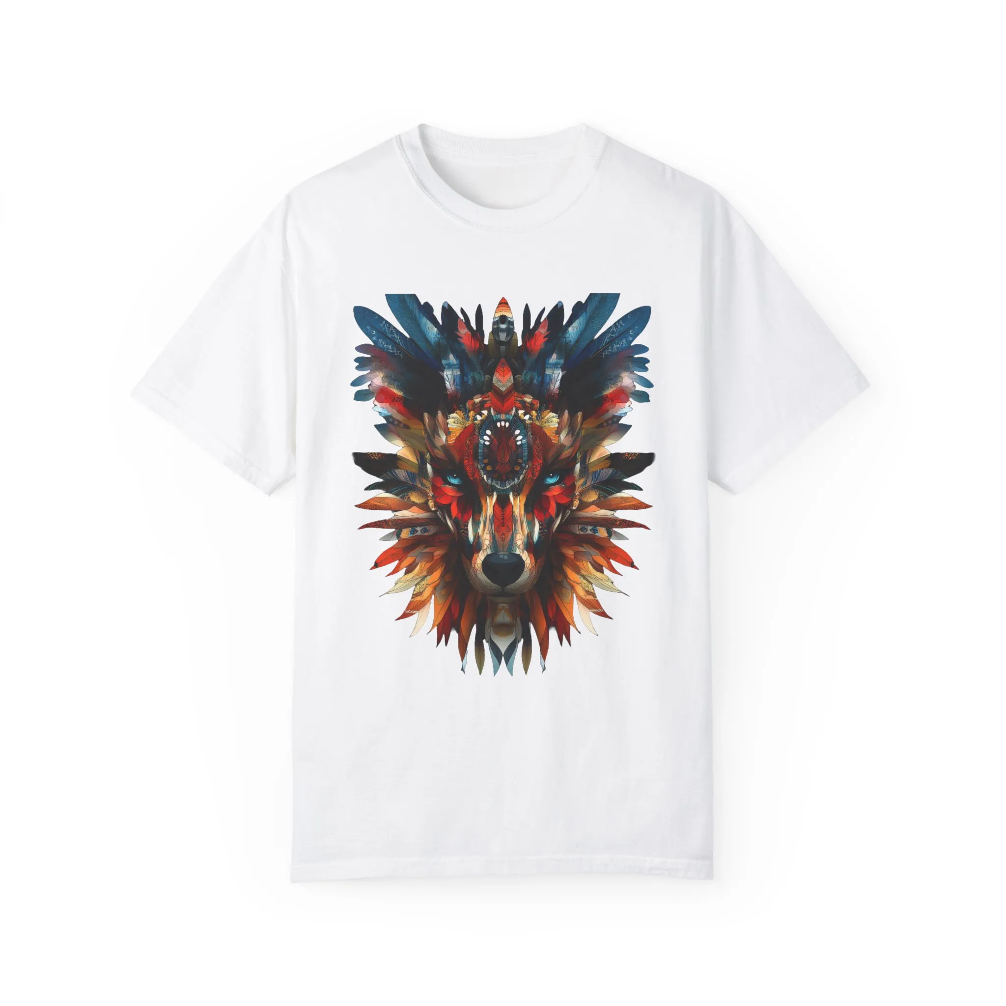 Vibrant Wolf Graphic Unisex T-Shirt - Nature Lover Apparel - Image 5