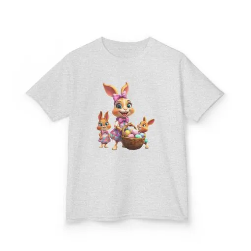 Easter Bunny Kids Tee - Cute Rabbit Design for Spring Celebrations - Image 5