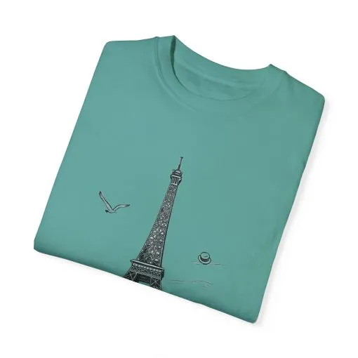 Eiffel Tower Graphic Unisex T-Shirt - Vintage Parisian Style - Image 22