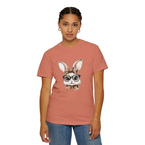 Chic Bunny Graphic T-Shirt - Stylish Unisex Tee for Animal Lovers - Image 15