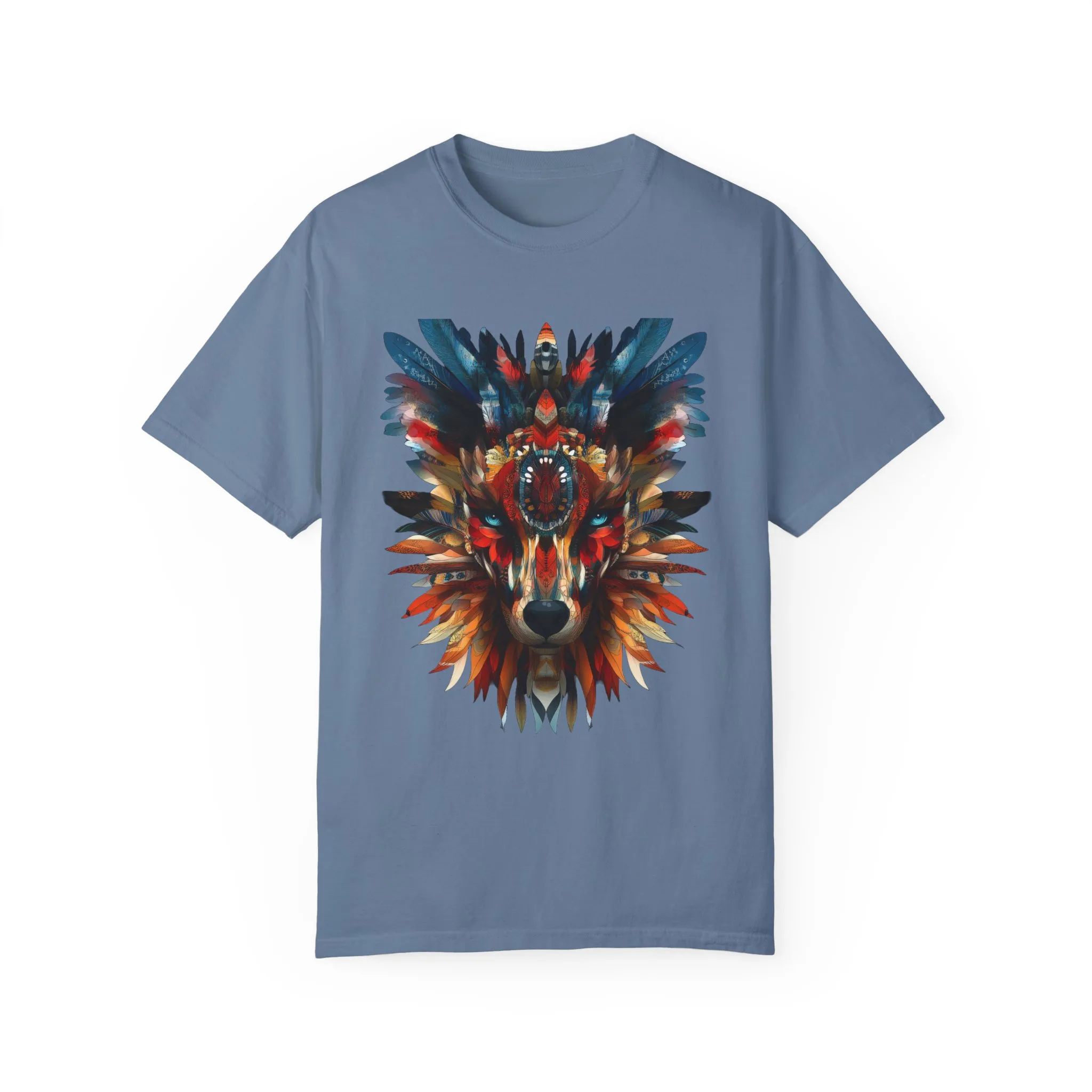Vibrant Wolf Graphic Unisex T-Shirt - Nature Lover Apparel - Image 17