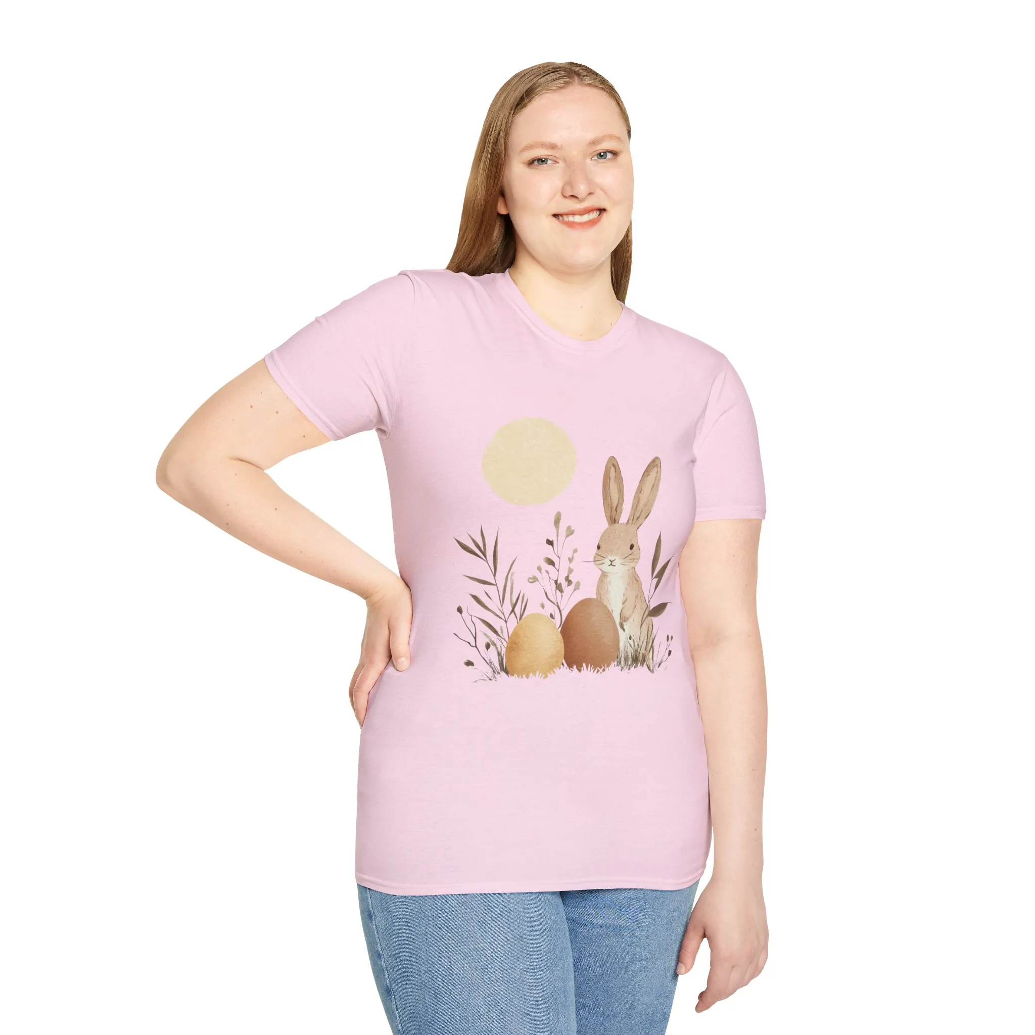Spring Easter Bunny Graphic Unisex T-Shirt - Image 28