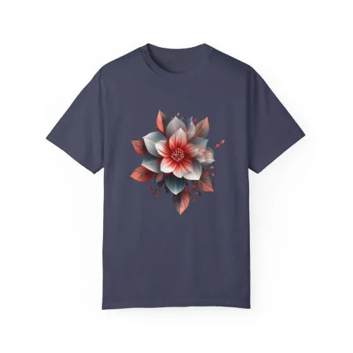 Botanical Floral Unisex Garment-Dyed T-shirt - Perfect for Nature Lovers - Image 37
