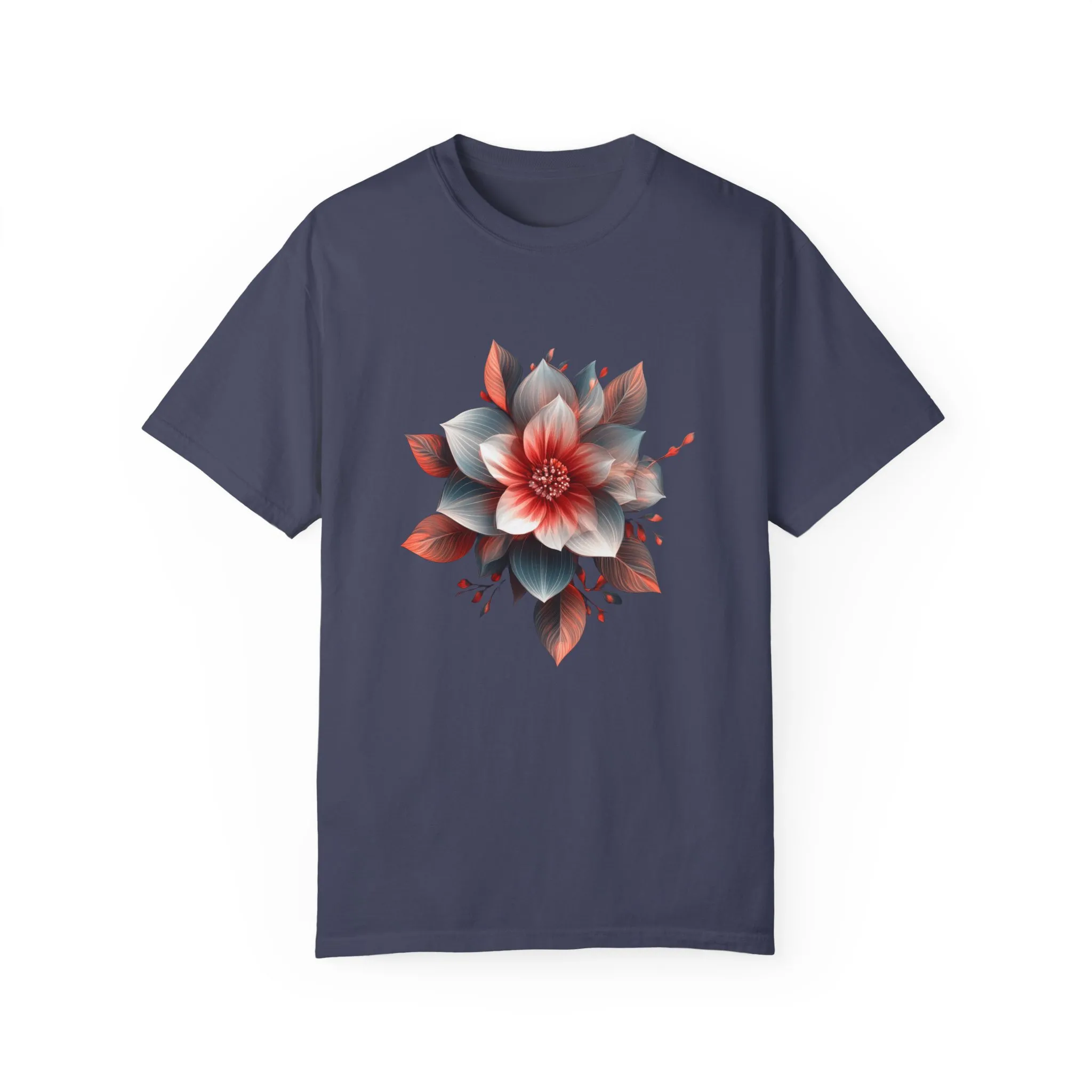 Botanical Floral Unisex Garment-Dyed T-shirt - Perfect for Nature Lovers - Image 37