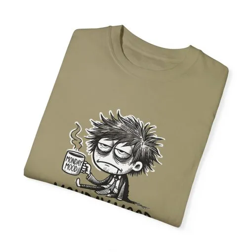 Unisex 'Monday Mood' Garment-Dyed T-Shirt - Perfect for Casual Days - Image 6