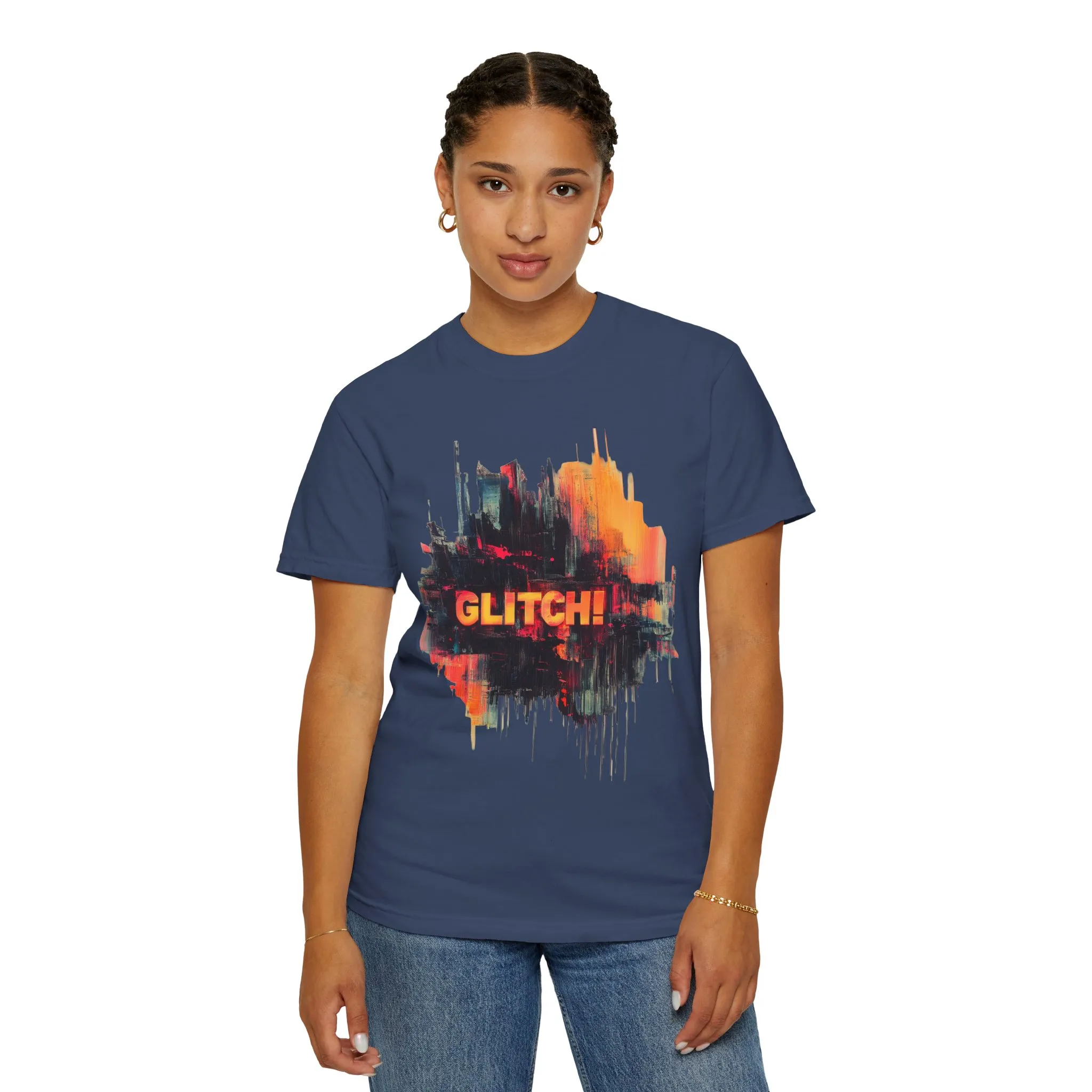 Trendy Unisex ‘GLITCH!’ T-Shirt - Vibrant Streetwear Inspired Tee - Image 32