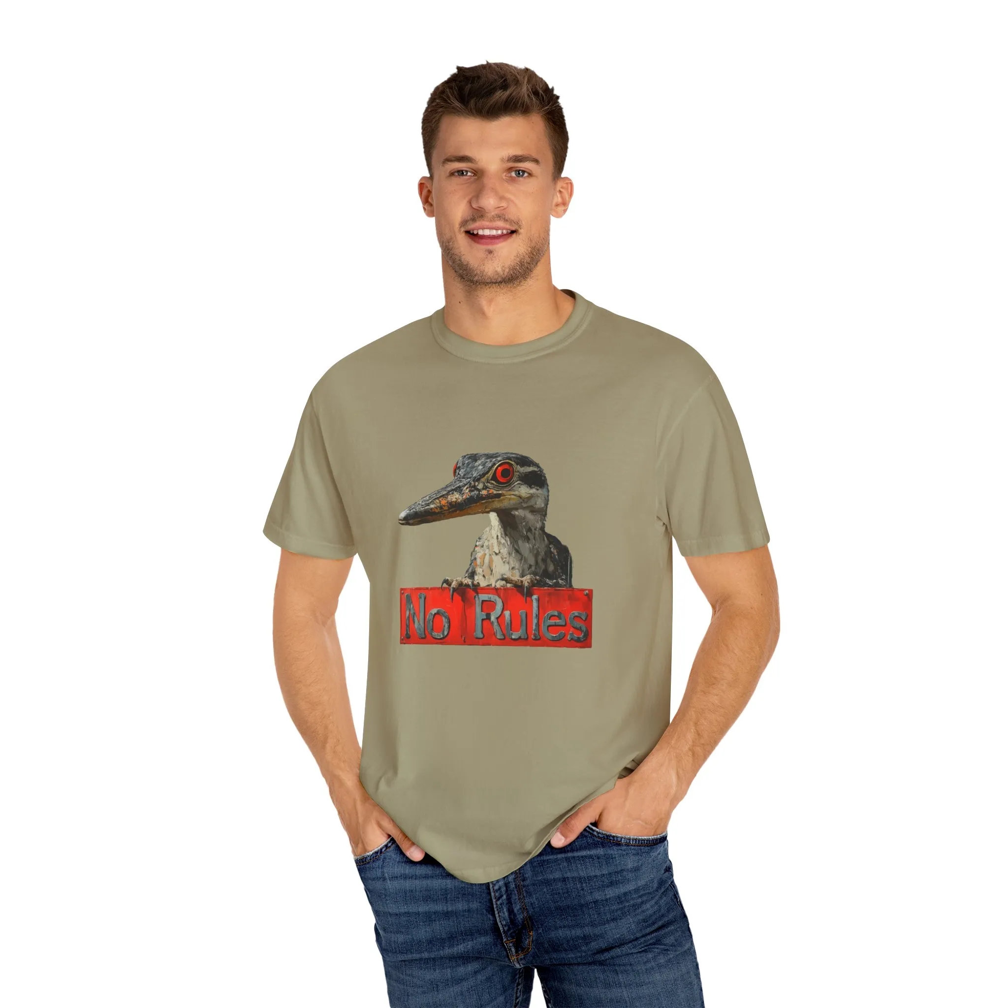 No Rules Unisex Garment-Dyed T-Shirt - Wild & Bold Graphic Tee - Image 11
