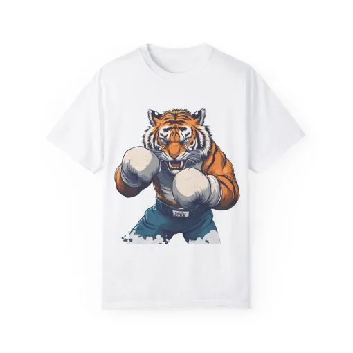 Fierce Tiger Graphic Unisex T-Shirt - Bold Boxing Design - Image 5