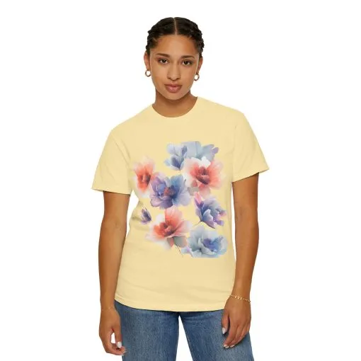 Floral Print Unisex T-Shirt - Perfect for Spring and Casual Occasions - Image 11
