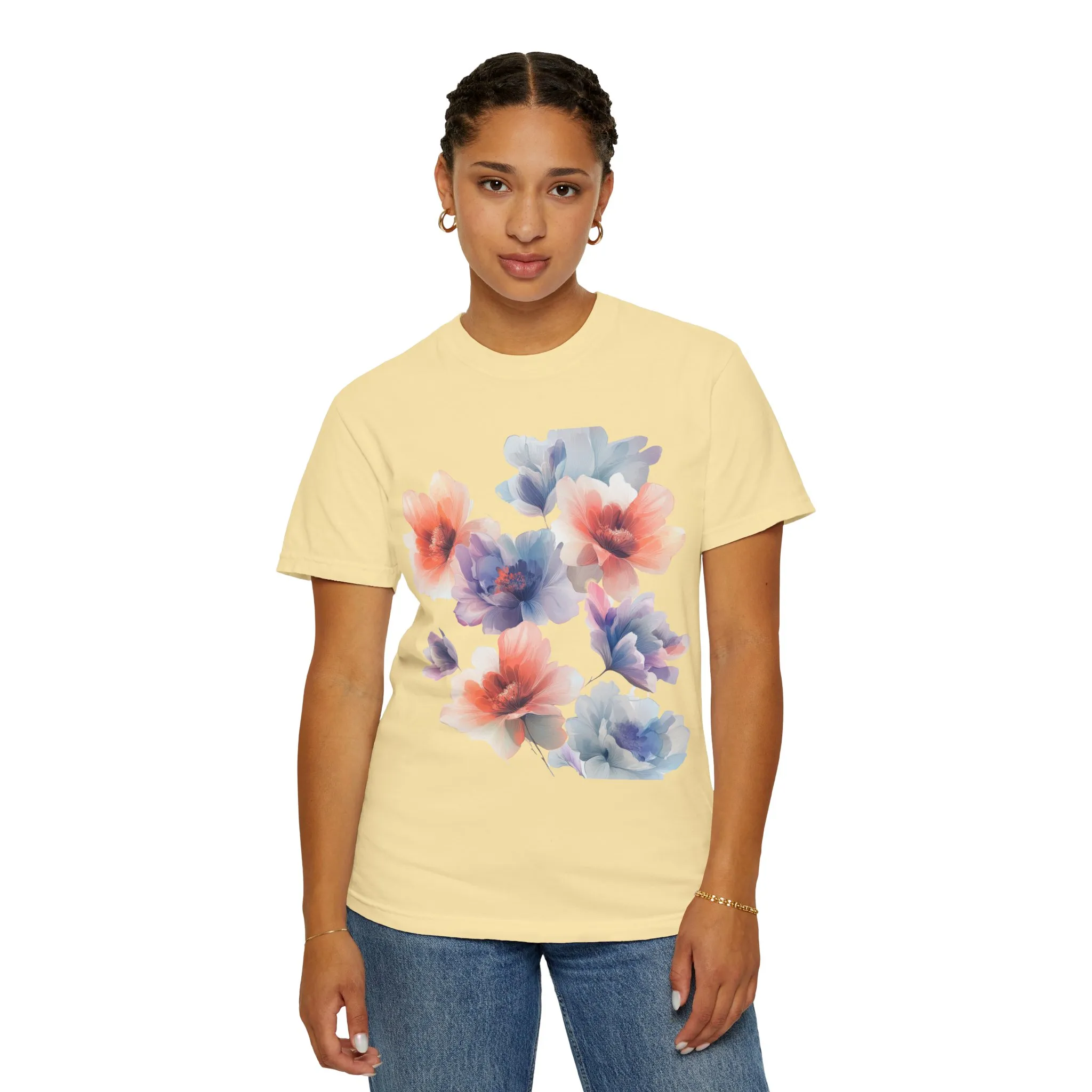 Floral Print Unisex T-Shirt - Perfect for Spring and Casual Occasions - Image 11