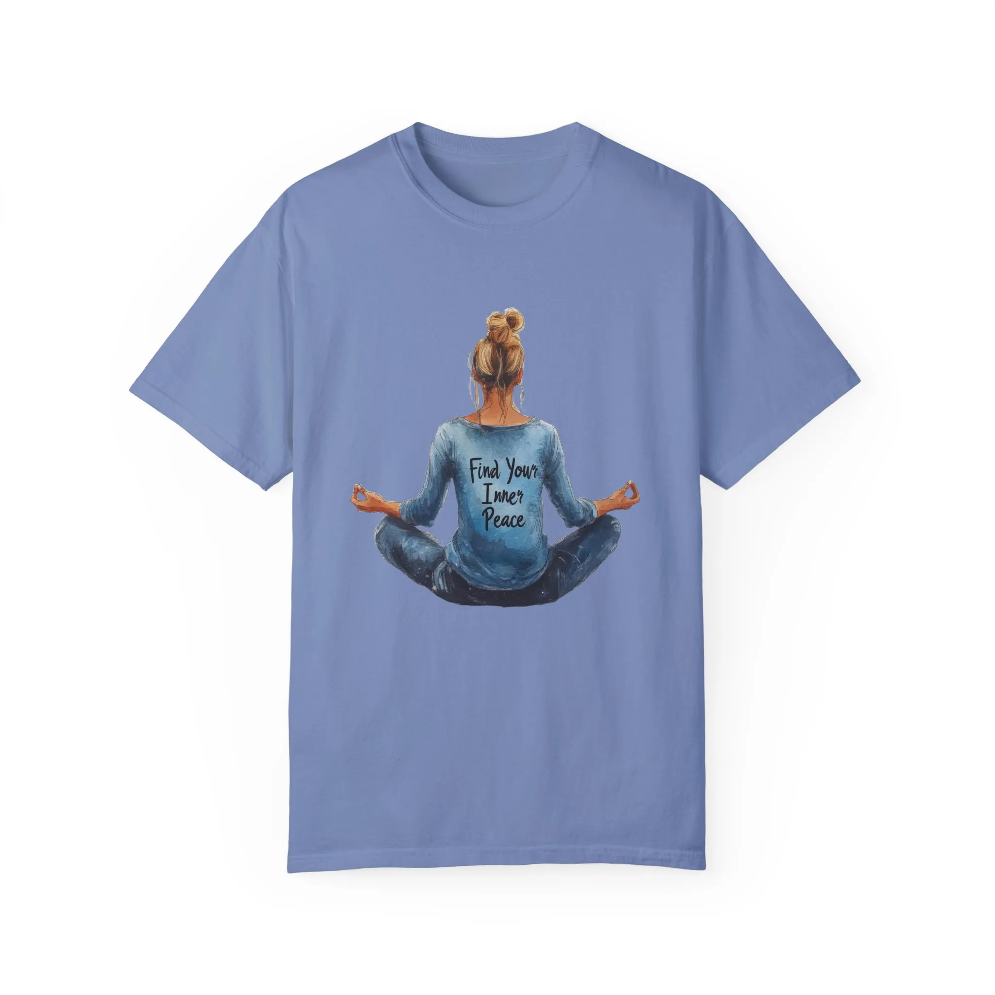 Find Your Inner Peace Unisex Garment-Dyed T-Shirt - Image 9