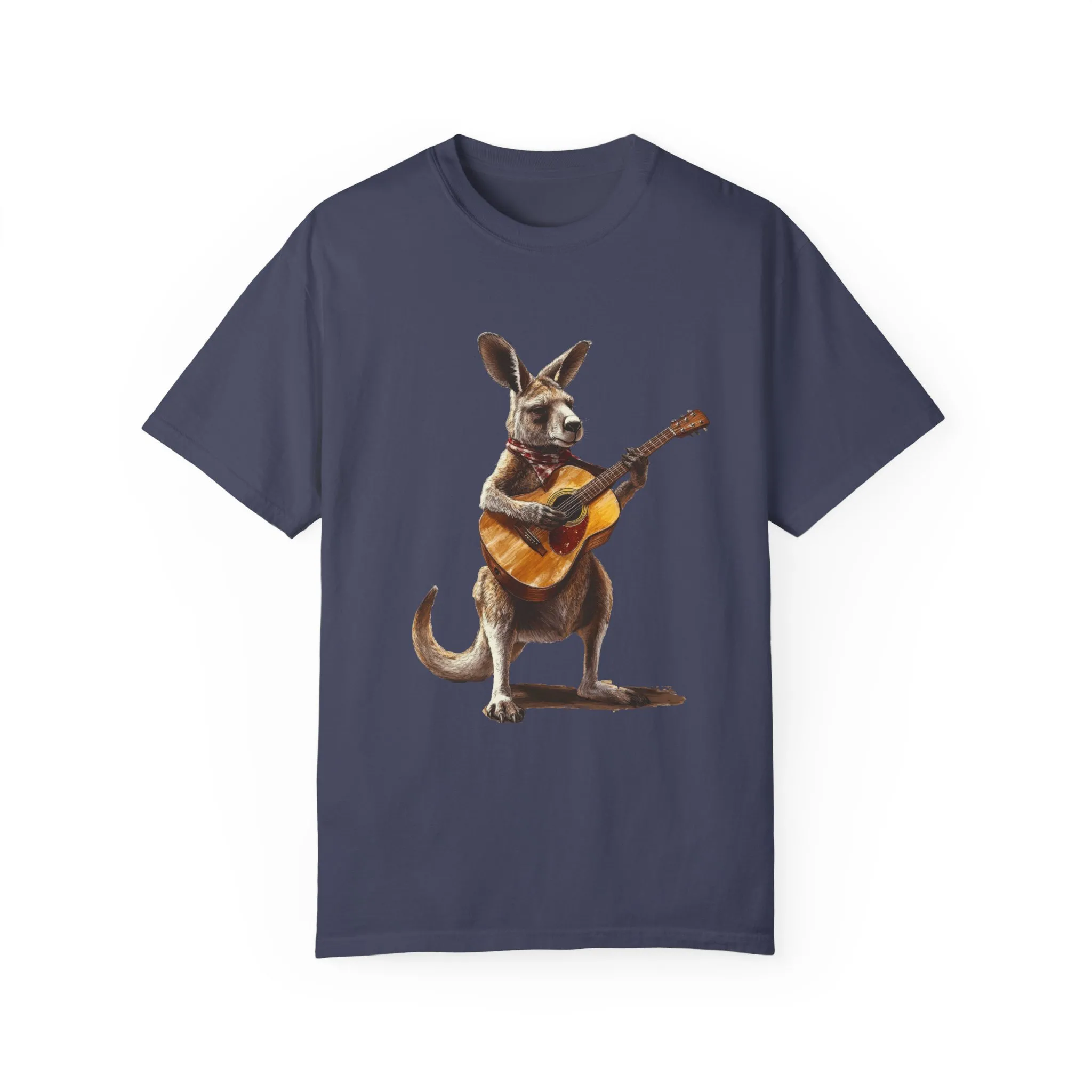 Funny Kangaroo Playing Guitar Unisex T-shirt - Image 41