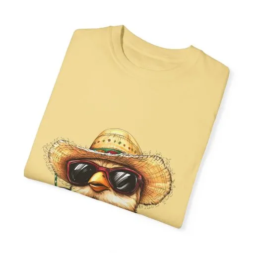 Funny Beach Bird T-Shirt - Unisex Garment-Dyed Summertime Tee - Image 18