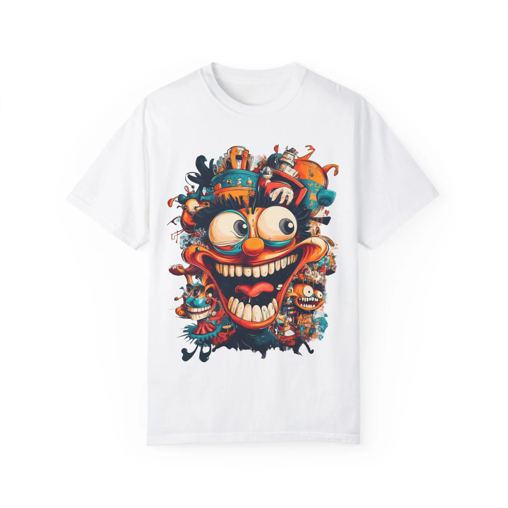 Whimsical Clown Graphic Unisex T-Shirt - Fun and Playful Design for Festivals and Everyday Wear - Image 5