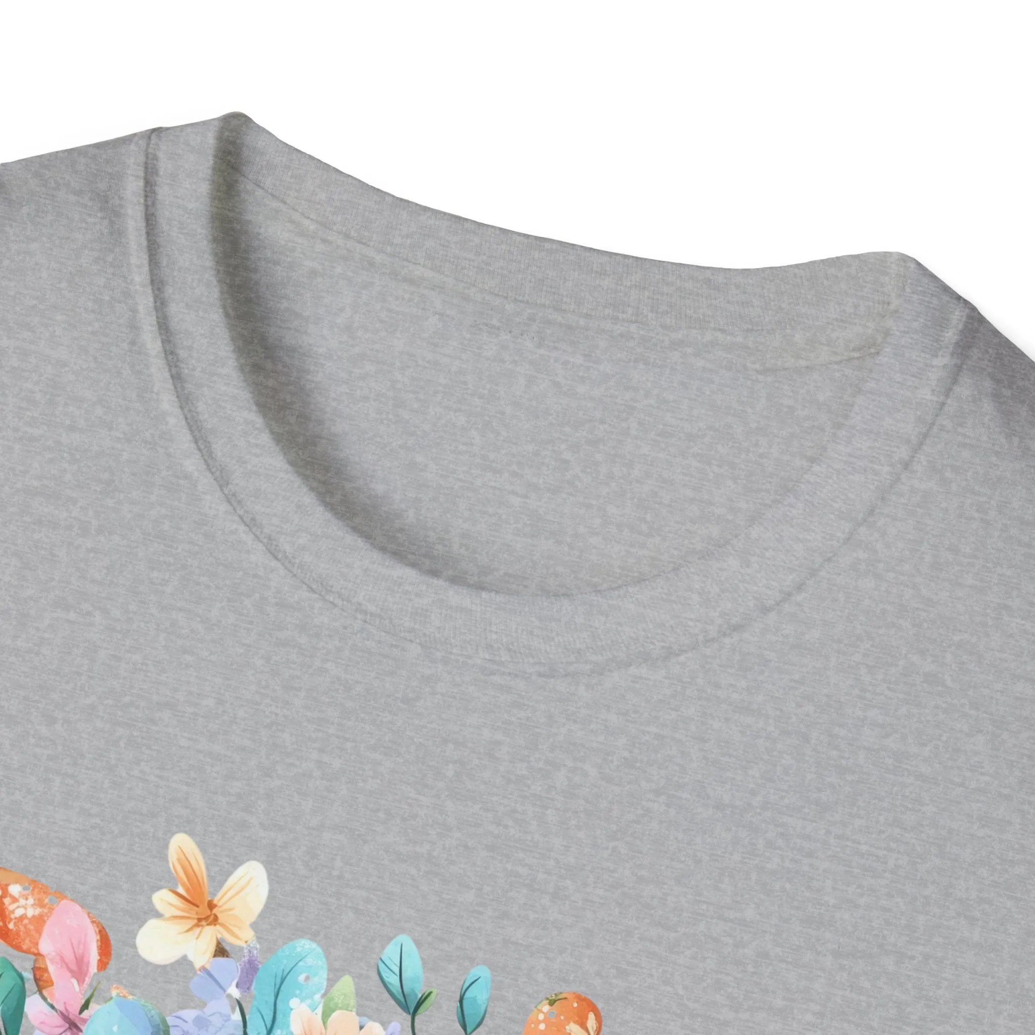 Easter Blessings Unisex Softstyle T-Shirt – Spring Floral Design - Image 12
