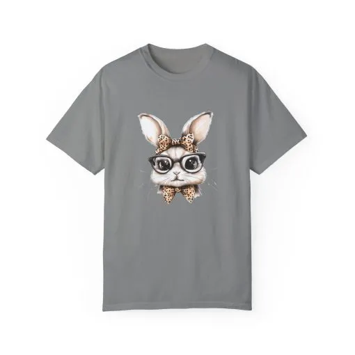 Chic Bunny Graphic T-Shirt - Stylish Unisex Tee for Animal Lovers - Image 36