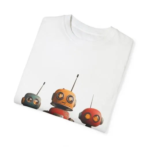 Vintage Robot Graphic Unisex T-shirt - Perfect for Tech Lovers - Image 6