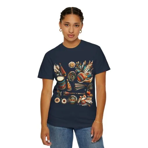 Unisex Garment-Dyed T-Shirt with Vibrant Musical Design | Perfect for Music Lovers & Festivals - Image 52