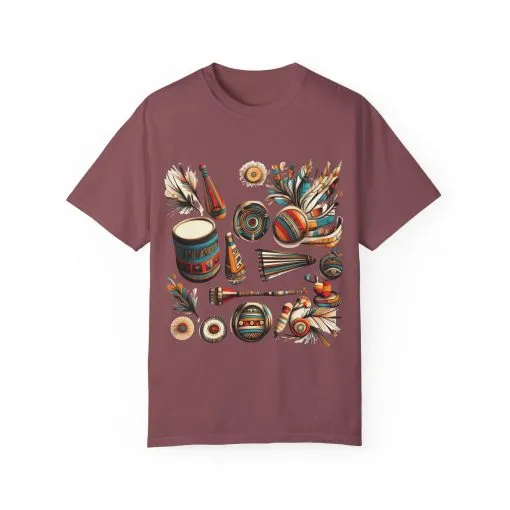 Unisex Garment-Dyed T-Shirt with Vibrant Musical Design | Perfect for Music Lovers & Festivals - Image 13