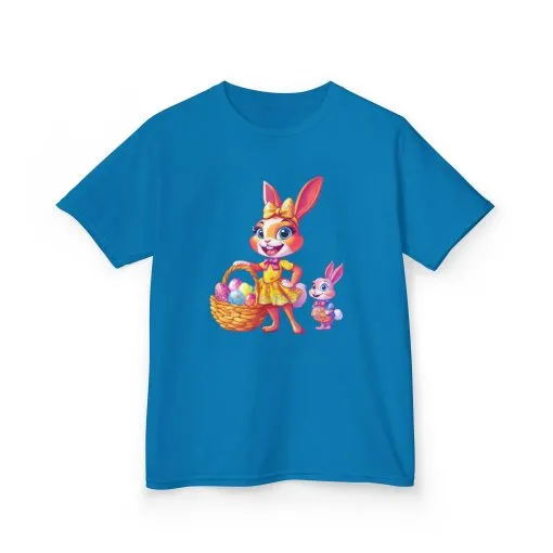 Easter Bunny Kids Tee - Cute Cotton T-Shirt for Spring Celebrations - Image 17