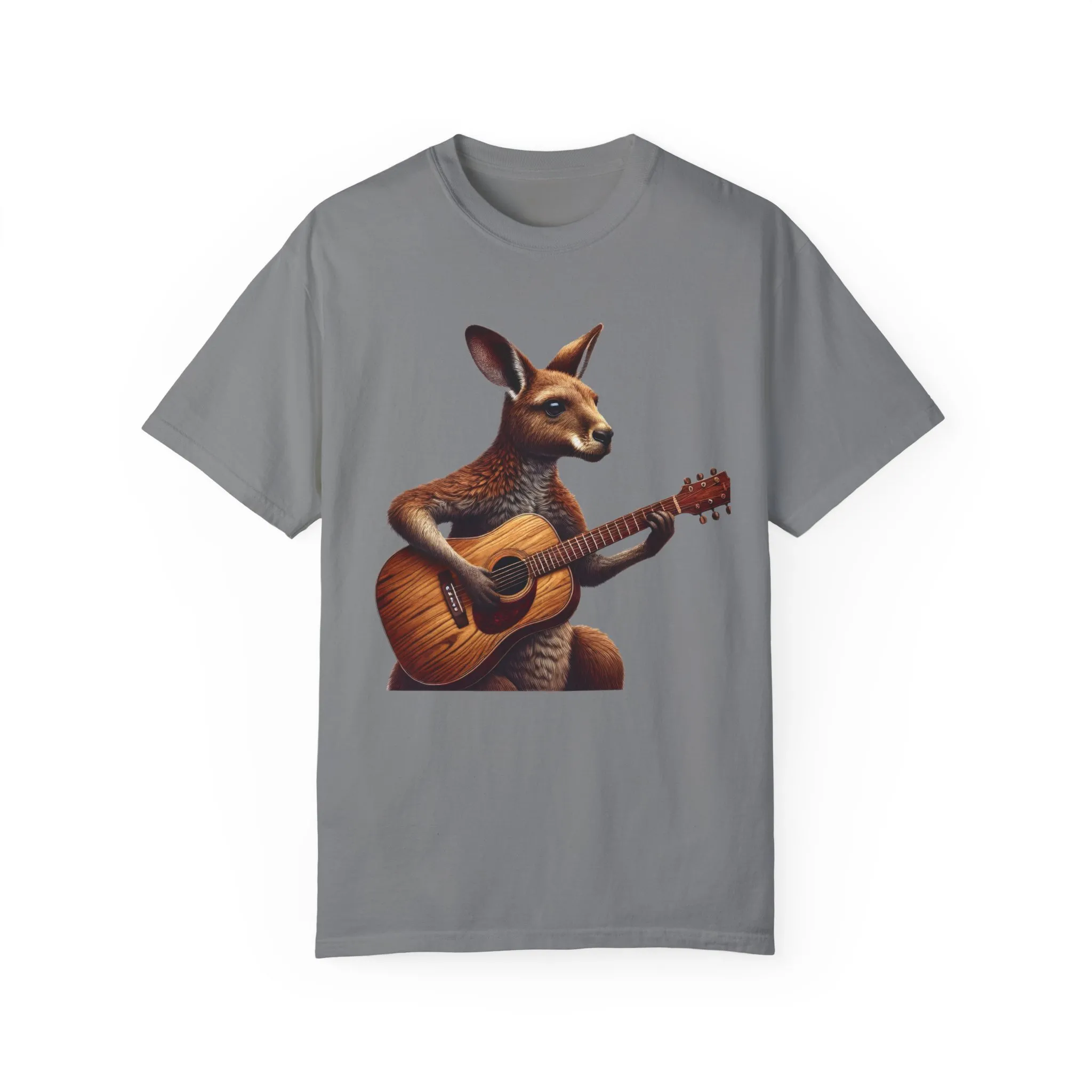 Cool Kangaroo Playing Guitar Unisex T-Shirt - Unique Gift for Music Lovers - Image 29