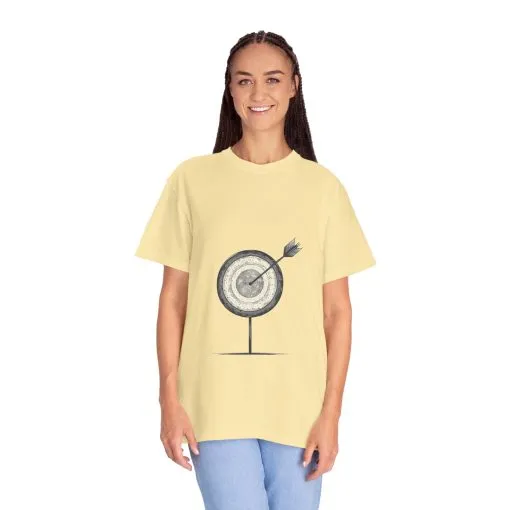 Unisex Garment-Dyed T-Shirt - Target Design for Archery Lovers - Image 12