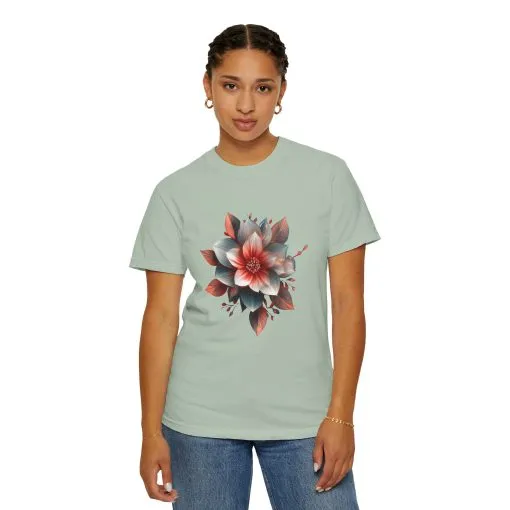 Botanical Floral Unisex Garment-Dyed T-shirt - Perfect for Nature Lovers - Image 20