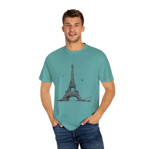 Eiffel Tower Graphic Unisex T-Shirt - Vintage Parisian Style - Image 23