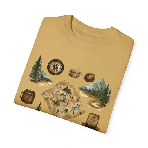 Adventure Awaits Unisex Garment-Dyed T-Shirt – Perfect for Nature Lovers and Camping Enthusiasts - Image 18