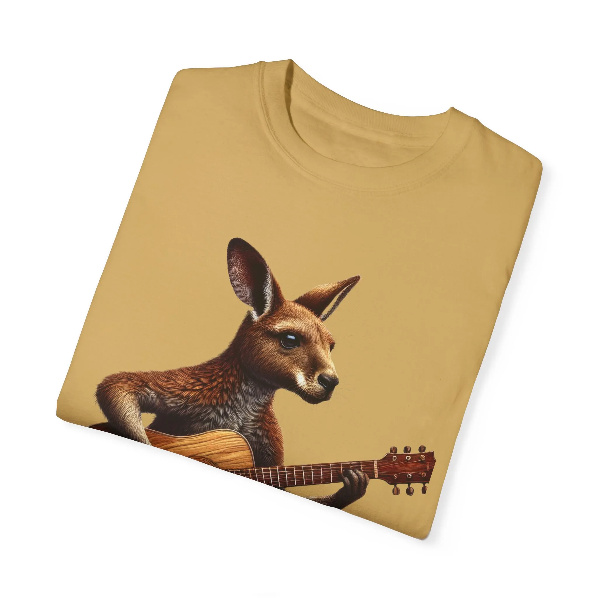Cool Kangaroo Playing Guitar Unisex T-Shirt - Unique Gift for Music Lovers - Image 14