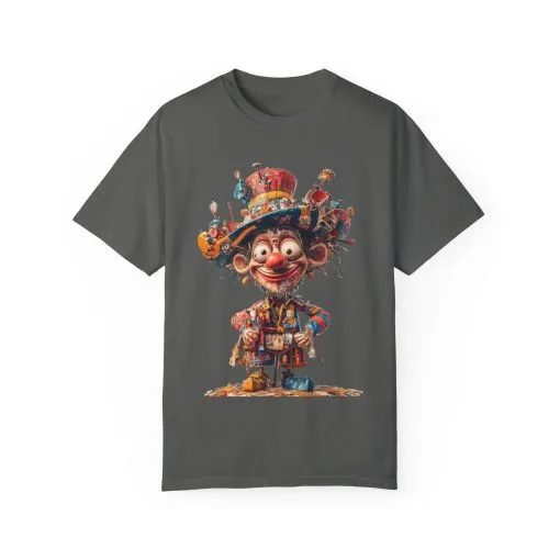 Whimsical Artist Unisex Garment-Dyed T-Shirt - Colorful Character Design - Image 27