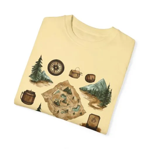 Adventure Awaits Unisex Garment-Dyed T-Shirt – Perfect for Nature Lovers and Camping Enthusiasts - Image 14
