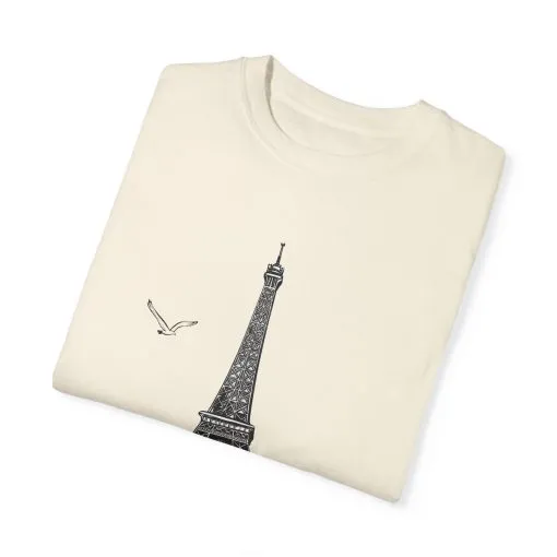 Eiffel Tower Graphic Unisex T-Shirt - Parisian Style Tee - Image 2