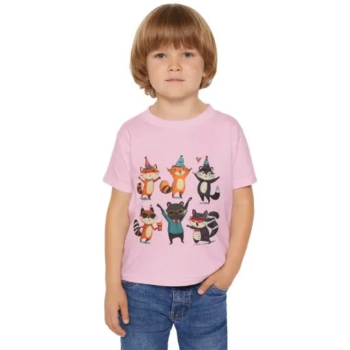Fun Party Animal Toddler T-Shirt - Cute Animal Design - Image 14