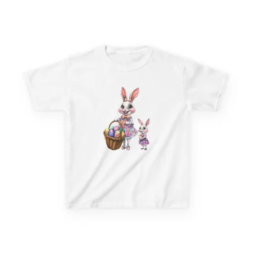 Easter Bunny Kids Tee - Adorable Rabbit Design for Spring Celebrations - Image 4