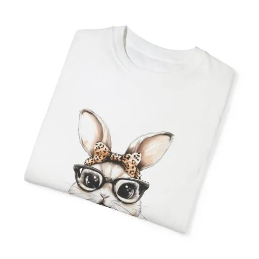 Chic Bunny Graphic T-Shirt - Stylish Unisex Tee for Animal Lovers - Image 7