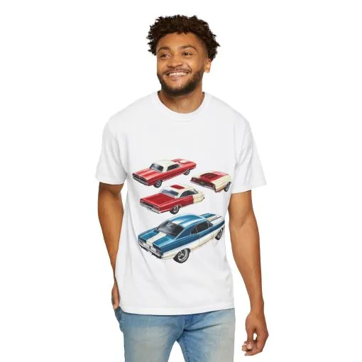 Classic Muscle Car Graphic Unisex T-Shirt – Perfect Gift for Auto Enthusiasts & Retro Lovers - Image 8