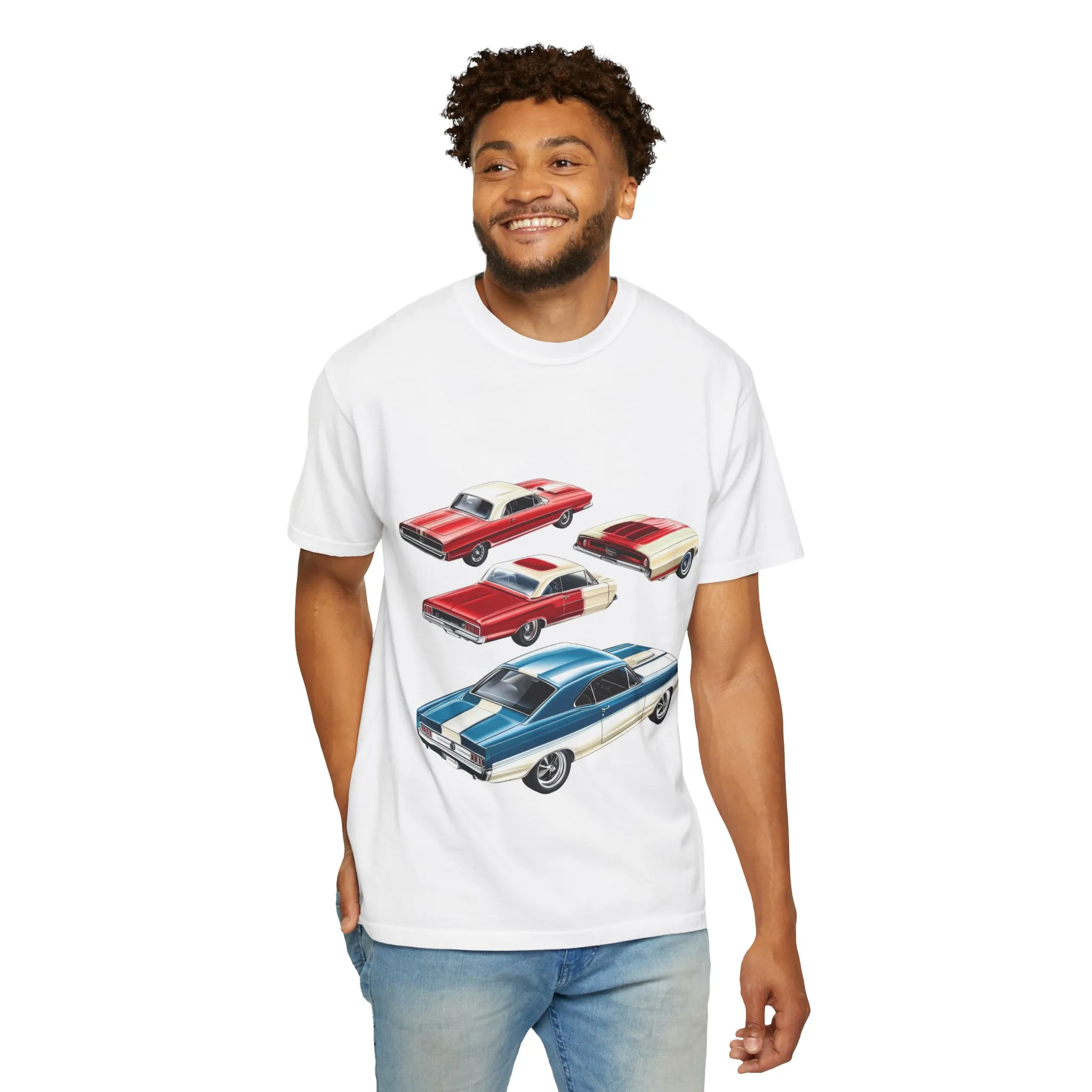 Classic Muscle Car Graphic Unisex T-Shirt – Perfect Gift for Auto Enthusiasts & Retro Lovers - Image 8