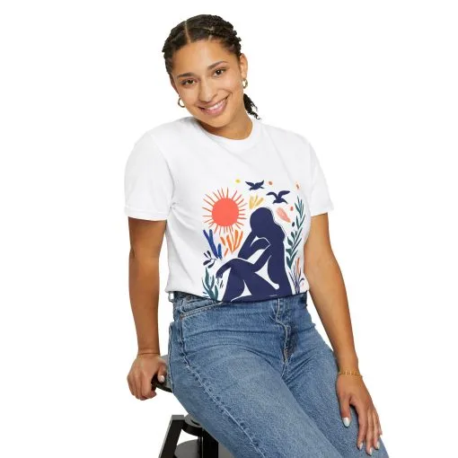 Eco-Friendly Unisex Graphic T-Shirt - Nature-Inspired Design for Mindfulness - Image 4