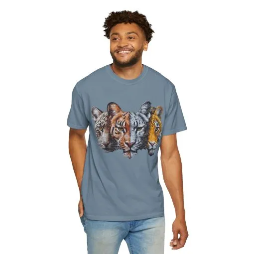 Wildlife Fusion Unisex Garment-Dyed T-Shirt - Image 36