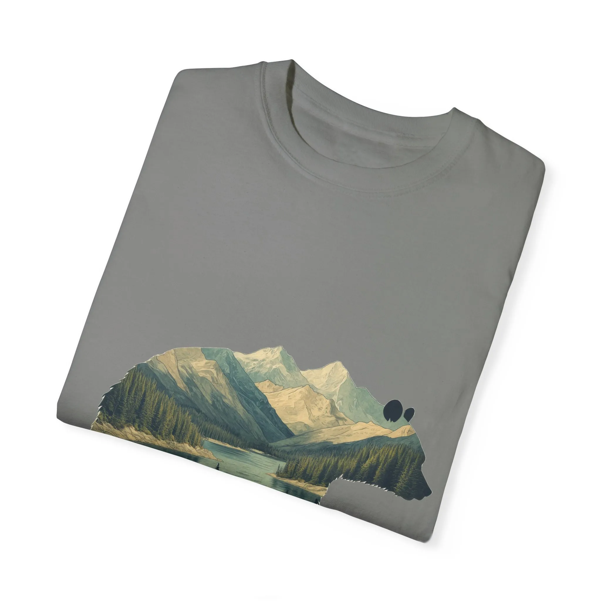 Nature-Inspired Bear Graphic Unisex T-Shirt - Image 29