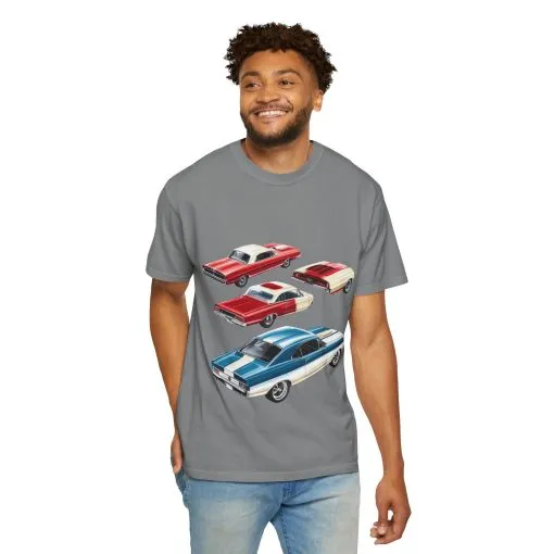 Classic Muscle Car Graphic Unisex T-Shirt – Perfect Gift for Auto Enthusiasts & Retro Lovers - Image 16