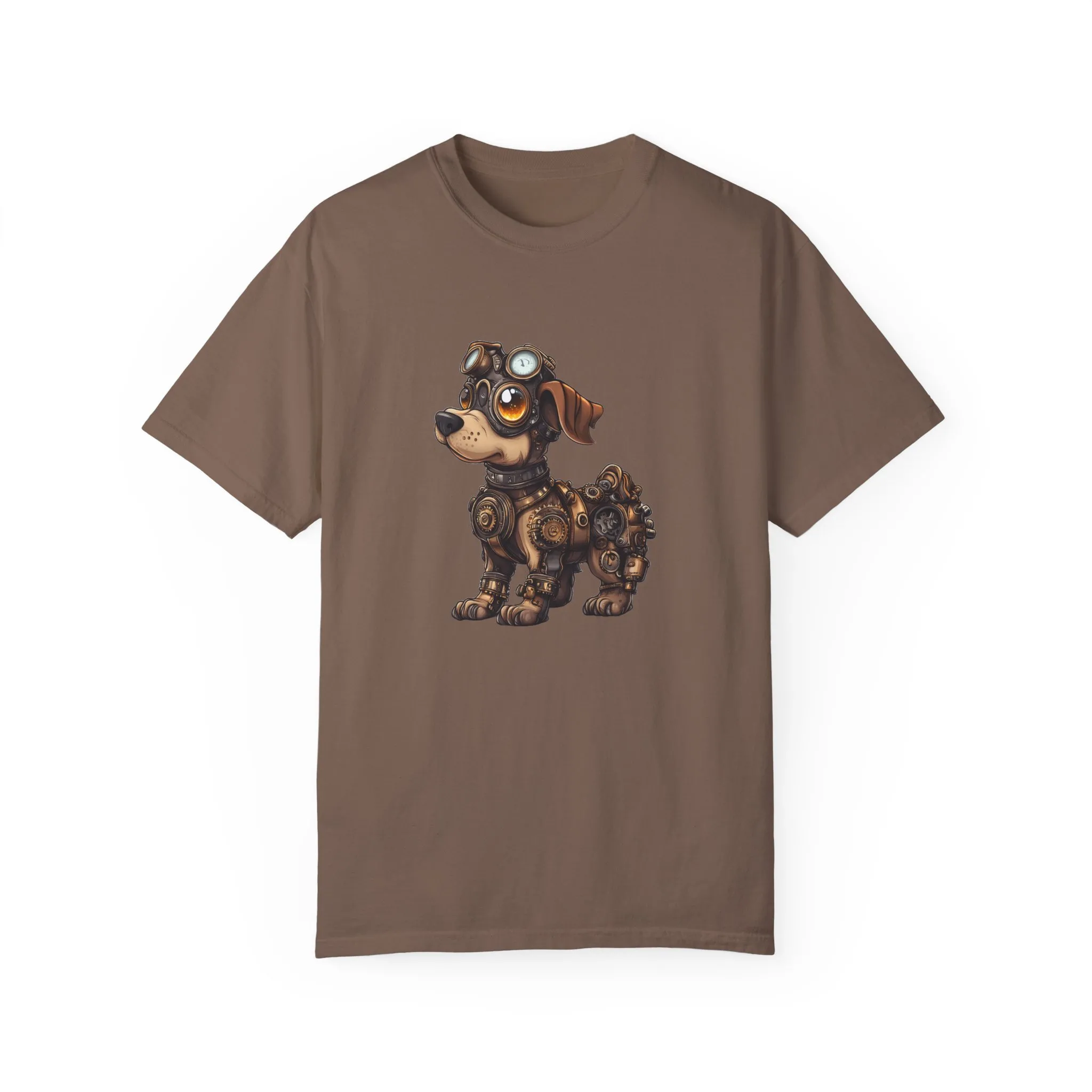 Steampunk Dog T-Shirt | Unisex Garment-Dyed Tee for Animal Lovers - Image 17