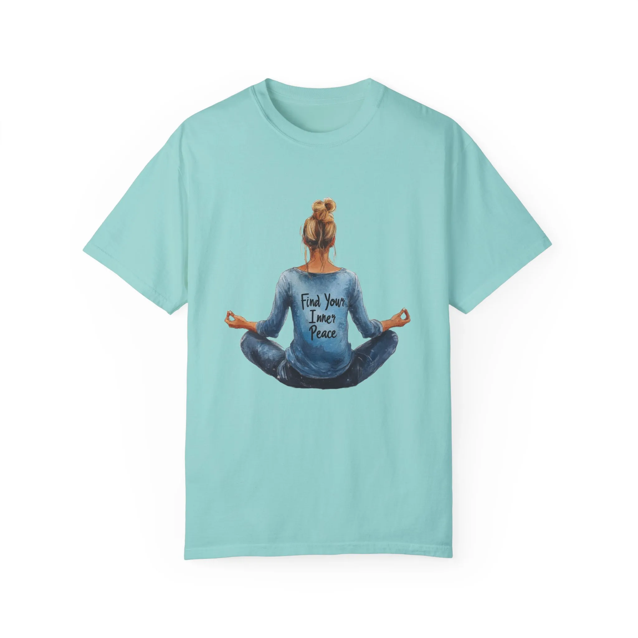 Find Your Inner Peace Unisex Garment-Dyed T-Shirt - Image 5