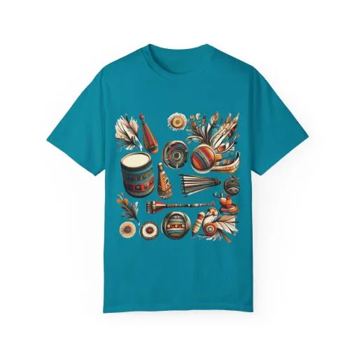 Unisex Garment-Dyed T-Shirt with Vibrant Musical Design | Perfect for Music Lovers & Festivals - Image 33