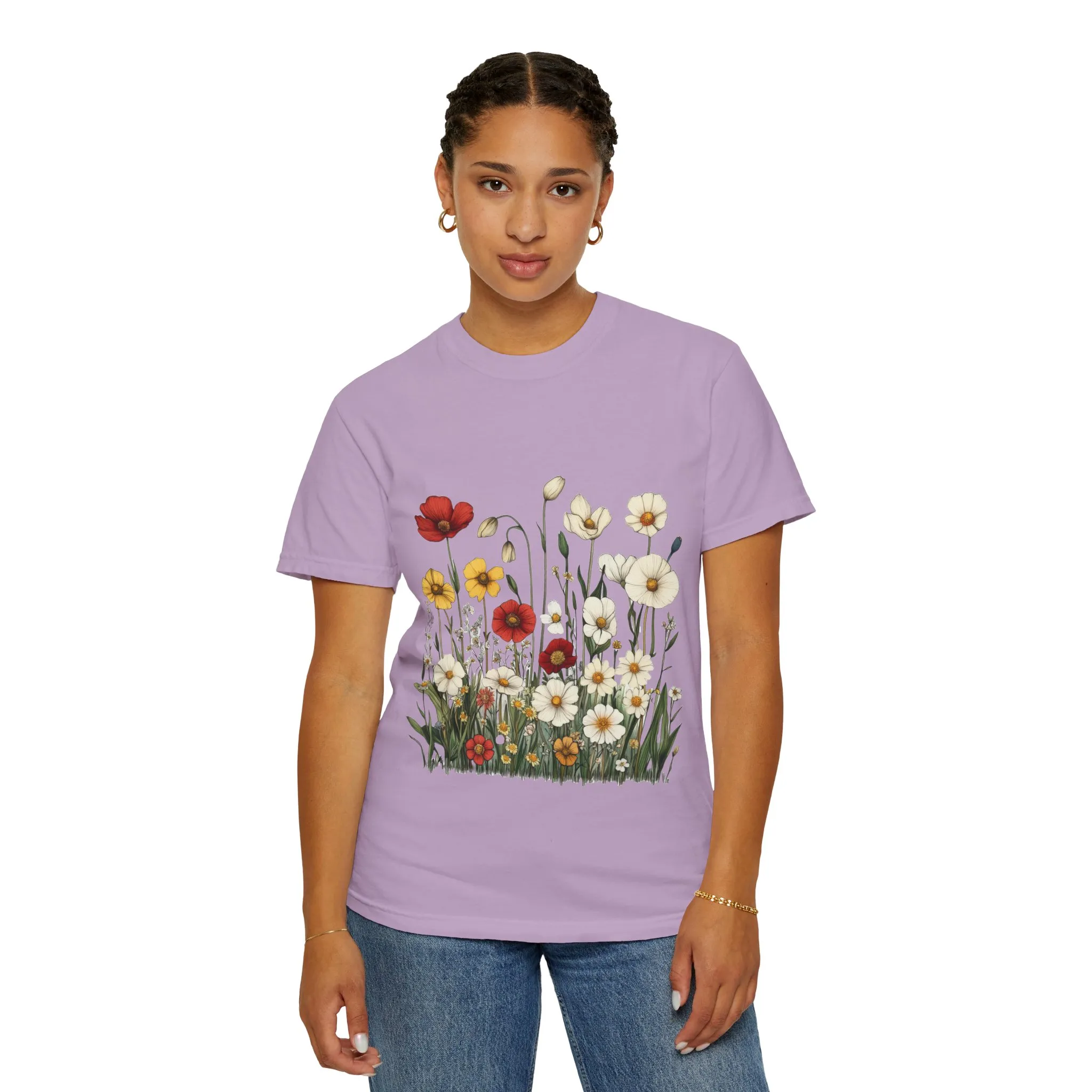 Floral Garden Unisex T-Shirt | Eco-Friendly, Casual Style for Spring & Summer - Image 24