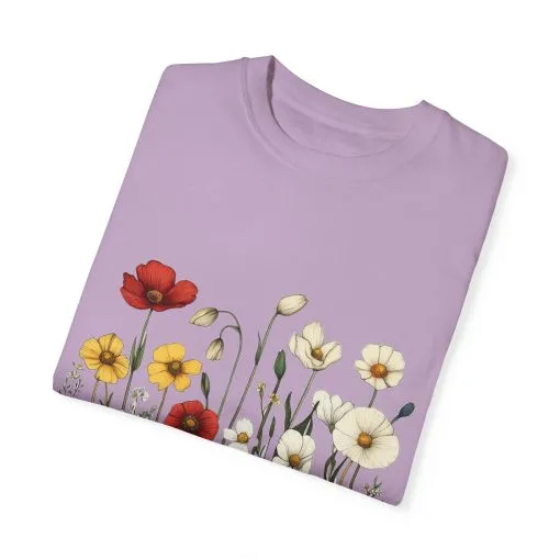 Floral Garden Unisex T-Shirt | Eco-Friendly, Casual Style for Spring & Summer - Image 23