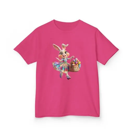 Easter Bunny Kids Tee - Cute Cotton T-Shirt for Spring Celebrations - Image 32