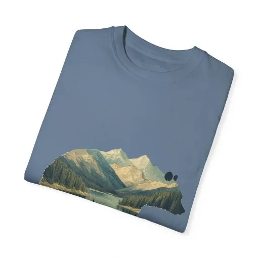 Nature-Inspired Bear Graphic Unisex T-Shirt - Image 23