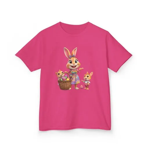 Easter Bunny Kids Tee - Fun and Colorful Heavy Cotton™ Shirt for Spring Celebrations - Image 26
